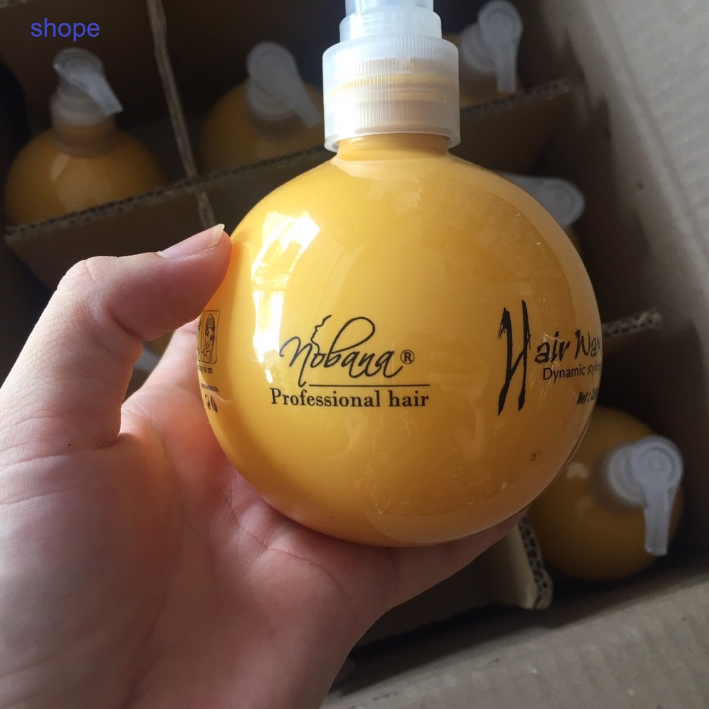 Kem wax tạo lọn tóc uốn Hair Wax Cream Nobana 250ml
