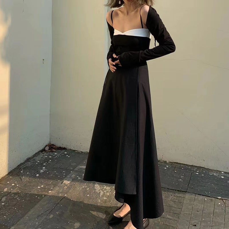 Bikini bodysuit dài tay che nắng đen viền trắng Đồ bơi nữ liền thân che bụng - LDT ĐEN VIỀN TRẮNG | BigBuy360 - bigbuy360.vn