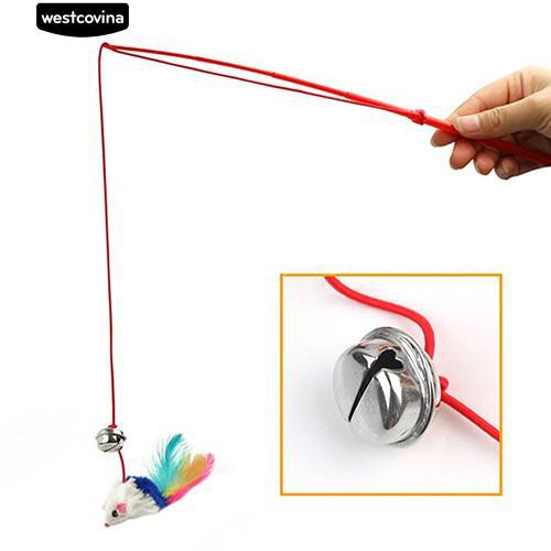 Chuột đồ chơi có lông vũ cho mèo