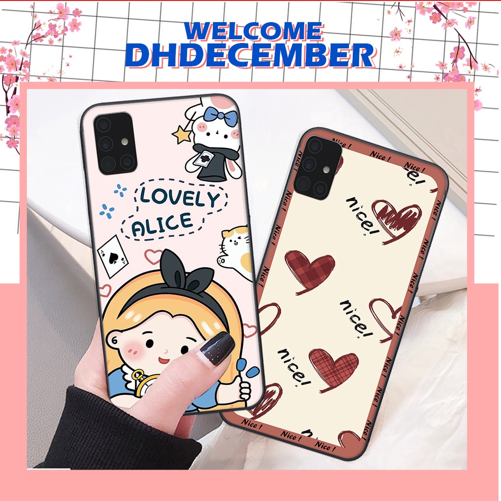 Ốp lưng Samsung  A51 / A71 in hình nice ,good luck happy ốp xinh viền dẻo đẹp chất