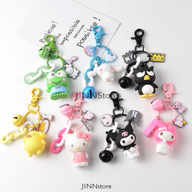 SANRIO 1 móc khóa hình nhân vật hoạt hình Kuromi Melody đáng yêu