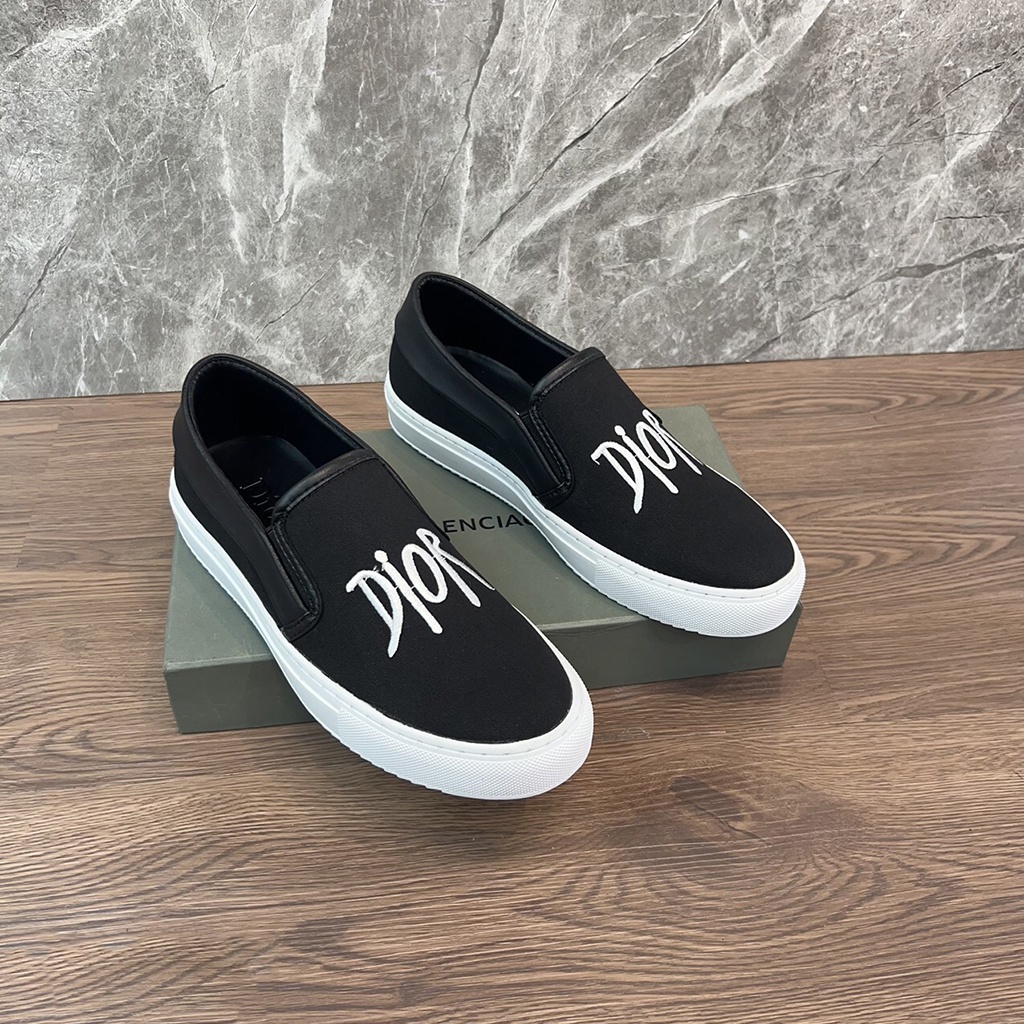 Giày nam,giày slipon DI.OR,giày lười nam,chất vải cao cấp,ko nhắn,ko xù,không phai màu,dễ phối đồ
