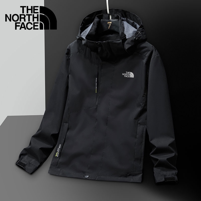 The North Face Áo Khoác Gió Có Mũ Tháo Rời Được Phối Khóa Kéo Chống Thấm Nước Thời Trang 2022 Cho Nam