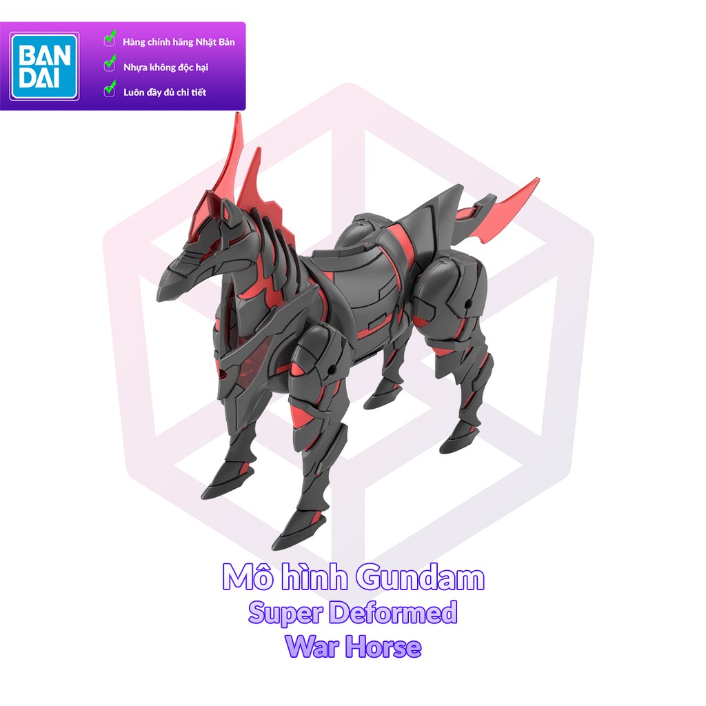 Mô Hình Gundam Bandai SDW Heroes 07 War Horse SD Gundam World Heroes