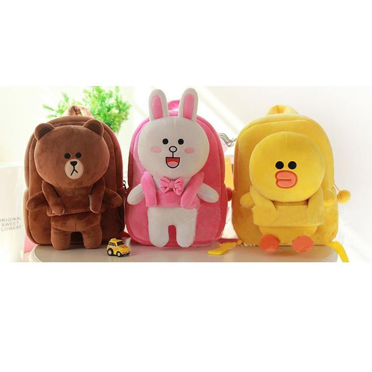 Balo Hình Gấu Brown Cony Sally Cho Bé