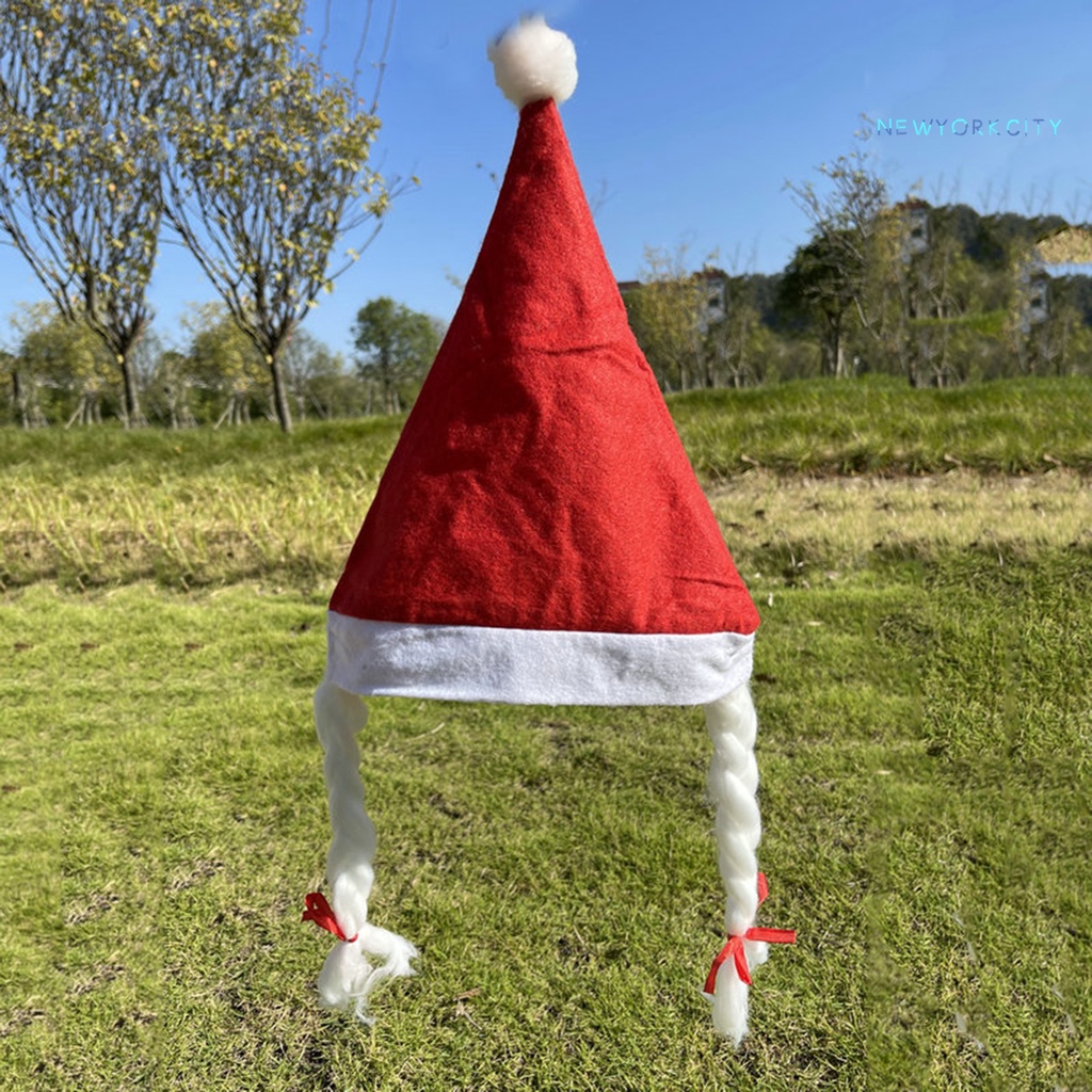 Mũ Giáng Sinh Màu Dạ Quang Thiết Kế Sáng Tạo Không Phai Tiện Dụng