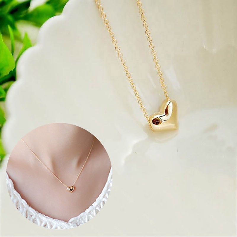 Vòng cổ Mặt Hình Trái Tim Thời Trang Cho Nữ