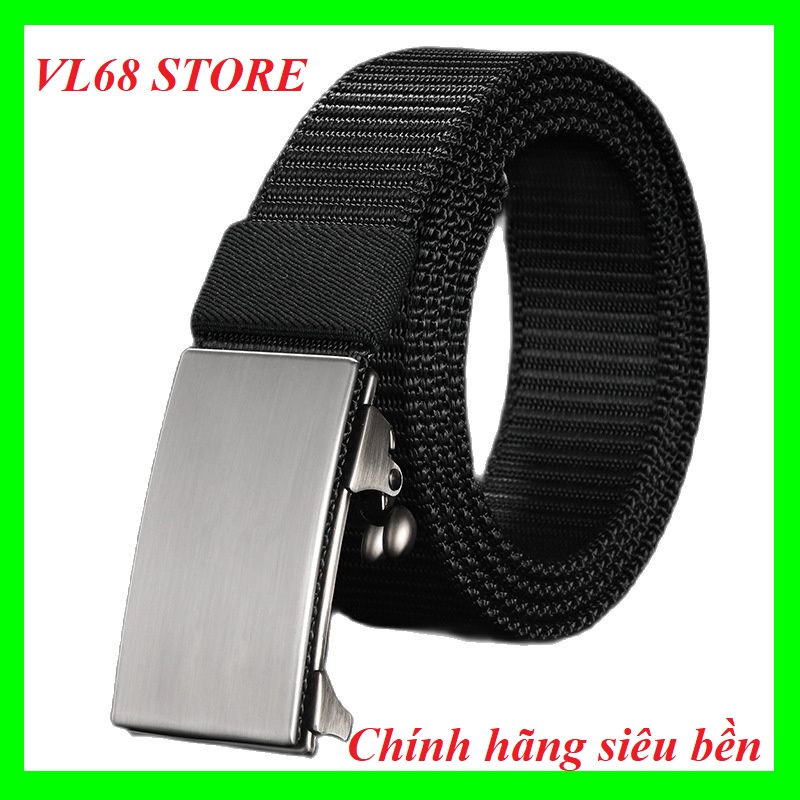 Thắt lưng nam vải dù vải bố siêu bền - Thắt lưng nam mặt kim loại