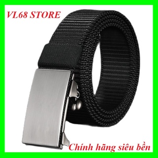 Thắt lưng nam vải dù vải bố siêu bền - Thắt lưng nam mặt kim loại