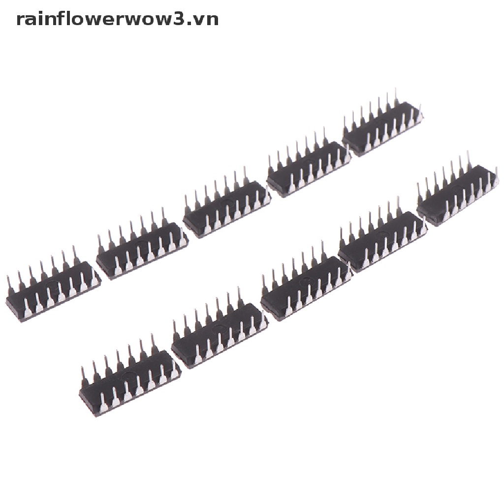 Bộ 10 Linh Kiện Điện Tử CD4093BE CD4093 4093 DIP-14 Chất Lượng Cao