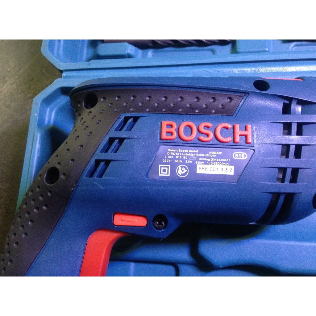 VALI  MÁY KHOAN -BOSCH 600W   ĐẦY ĐỦ ĐỒ NGHỀ