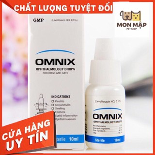 OMNIX - Dung dịch nhỏ mắt Omnix dành cho thú cưng lọ 10ml