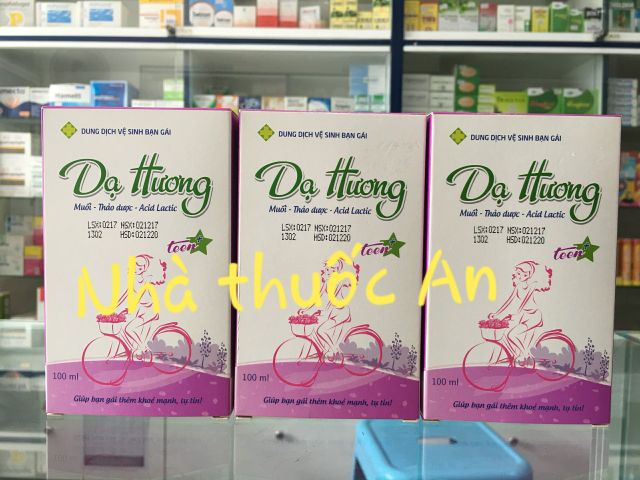 Dung dịch vệ sinh phụ nữ Dạ Hương hồng