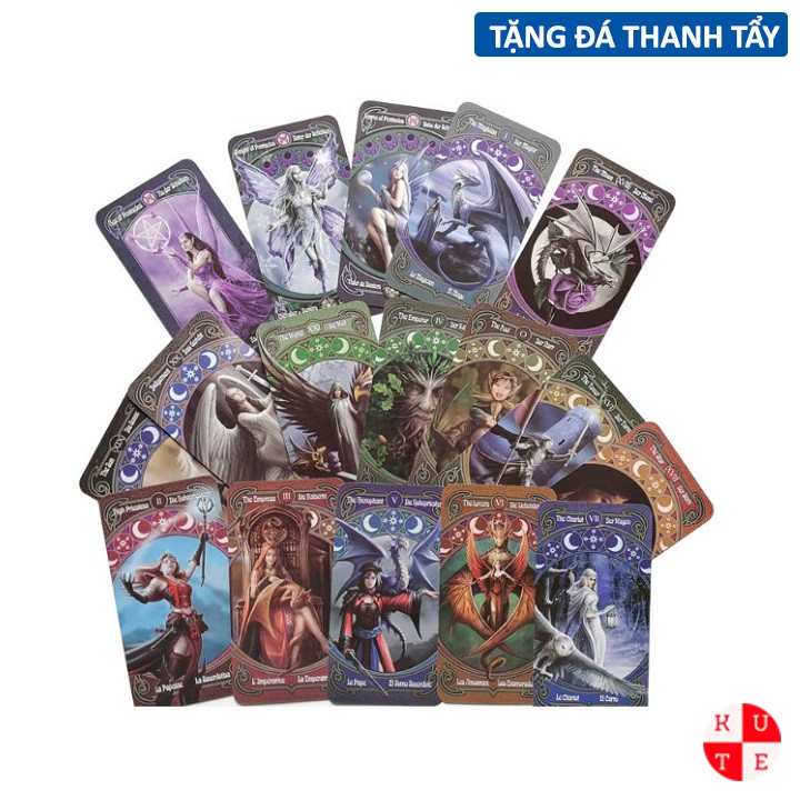 Bộ Bài Legends Tarot 78 Lá Bài Tặng File Tiếng Anh Và Đá Thanh Tẩy B13