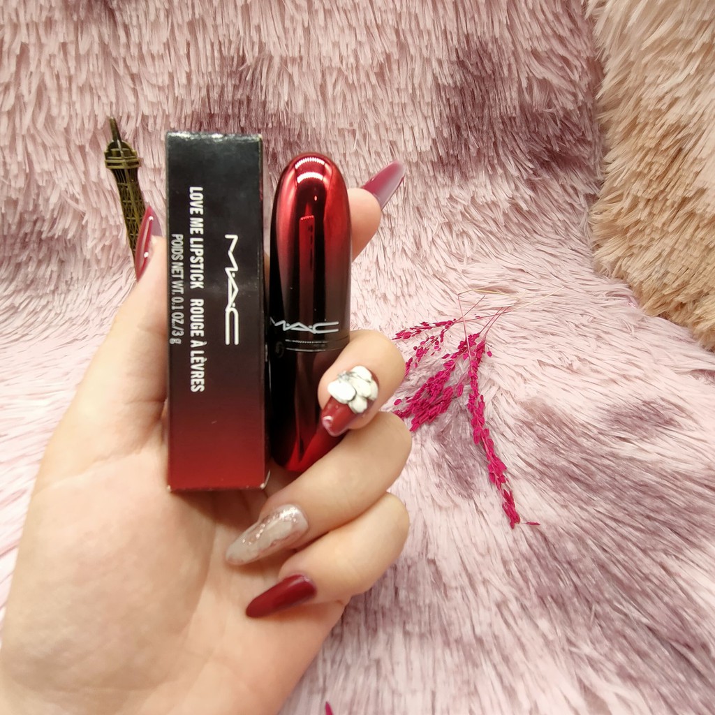 Son Mac love me lipstick rouge à lèvres Màu 423 E for effortless 3g Cao Cấp - Sắc Đỏ Quyến Rũ | BigBuy360 - bigbuy360.vn
