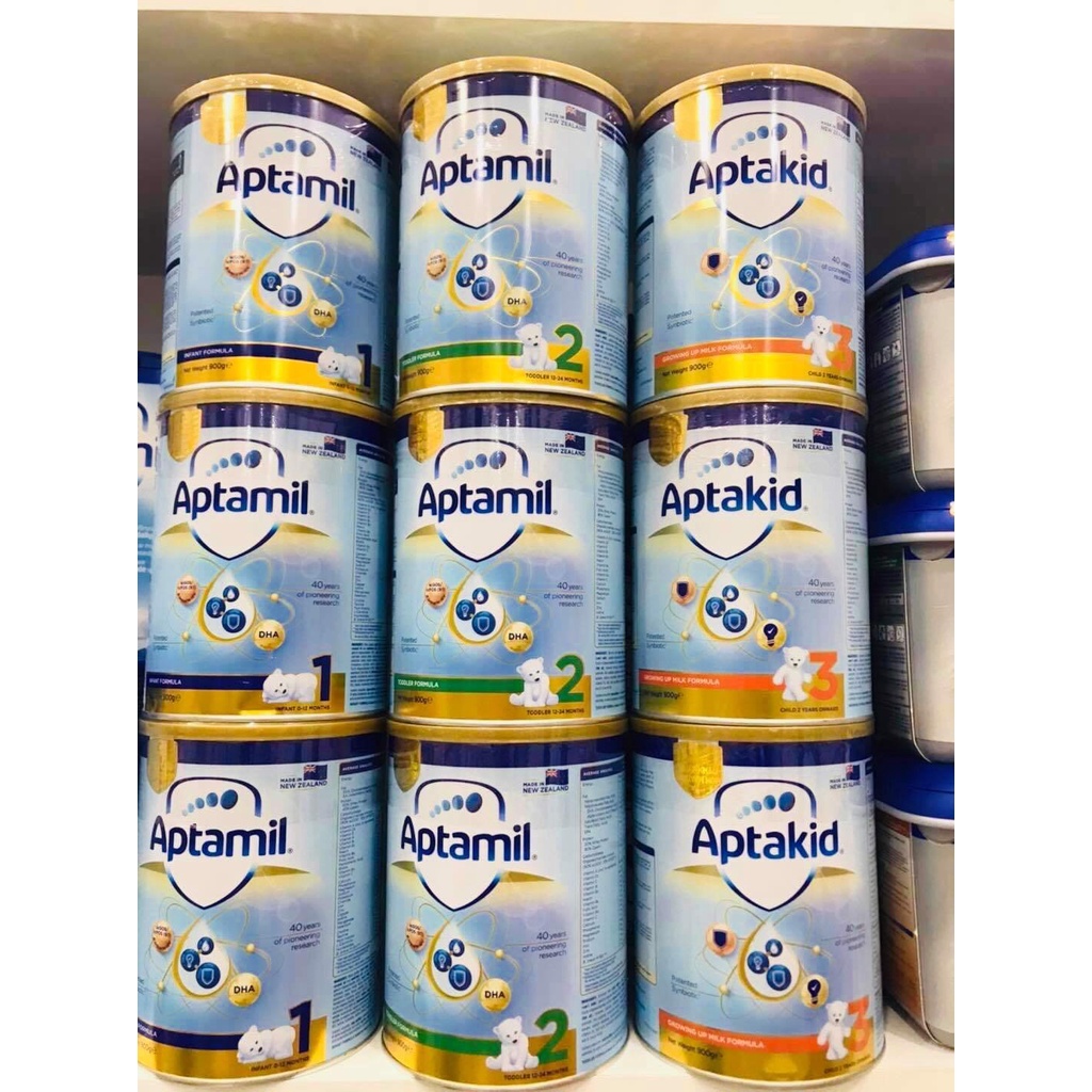 Sữa bột Aptamil New Zealand hộp thiếc số 1  cho bé Date 11/2023