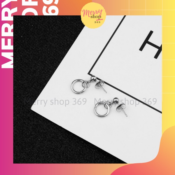 Khuyên tai tròn nam nữ sành điệu