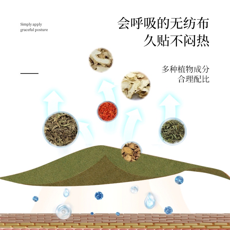 Miếng Dán Ngải Cứu Cứu Ngải Chăm Sóc Vùng Eo / Eo Tạo Dáng Thon Gọn