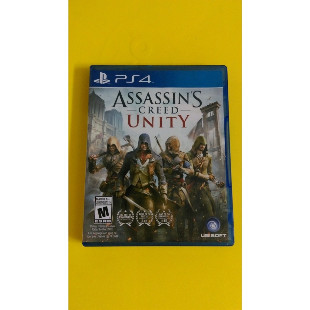 Đĩa game PS4 Assassins Creed Unity hộp đầy đủ