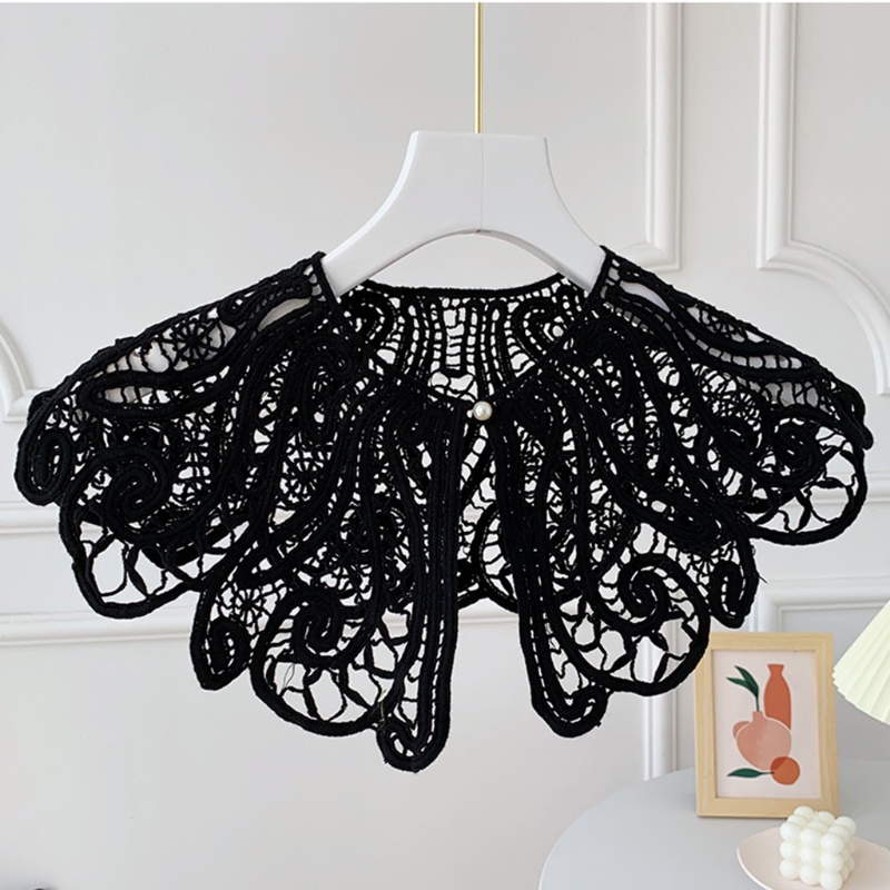 Cổ áo ren hoa giả đính ngọc trai ngọt ngào cho nữ
 | BigBuy360 - bigbuy360.vn