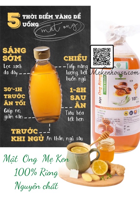 MẬT ONG RỪNG NGUYÊN CHẤT MẸ KEN