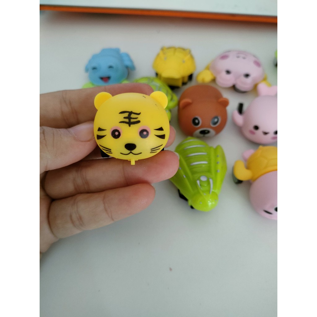 Đồ chơi  mini chạy đà-thú chạy cót mini-thú nhựa mini cho bé