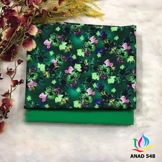Vải áo dài YT hoa nhí