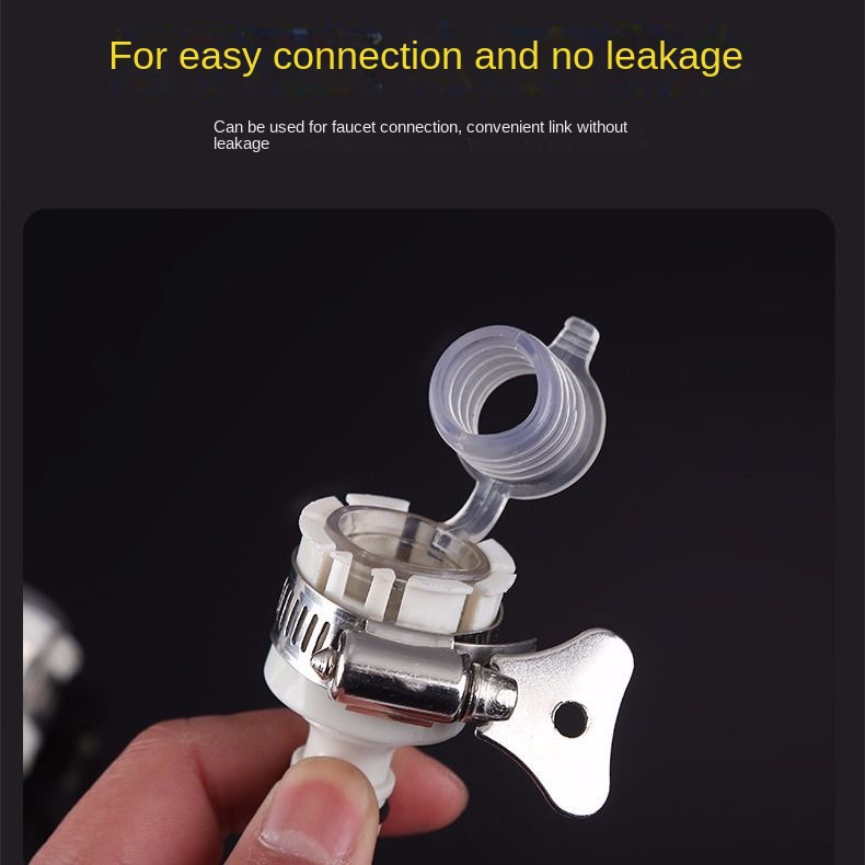 Đầu Nối Vòi Nước 4/6 Điểm Bằng Nhựa Kết Nối Nhanh Đa Năng Thông Dụng