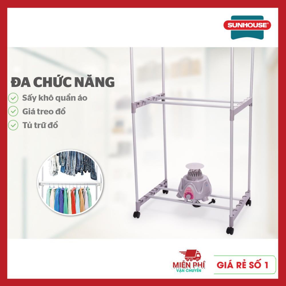 Máy sấy quần áo Sunhouse SHD2701, máy sấy quần áo tối đa 15kg. Công suất 1000W