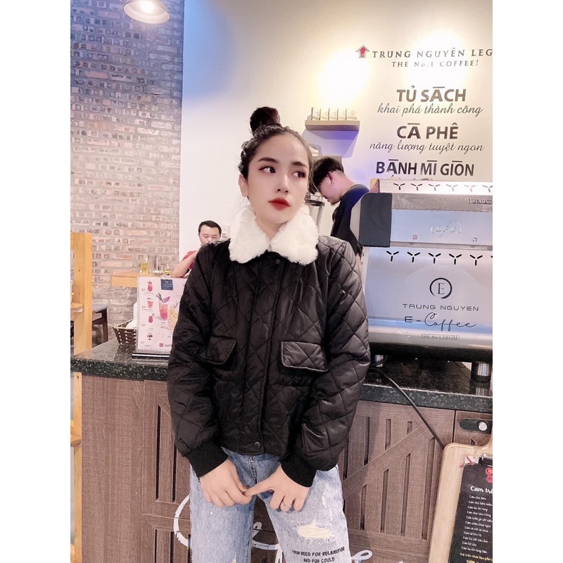 Áo Phao Cổ Lông Hàng Đẹp Trần Bông Siêu Ấm✌️Ảnh Thật | BigBuy360 - bigbuy360.vn