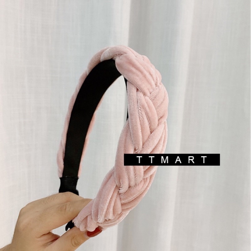 Băng đô áo dài - cài tóc - bờm tóc bằng nhung phối đồ tết