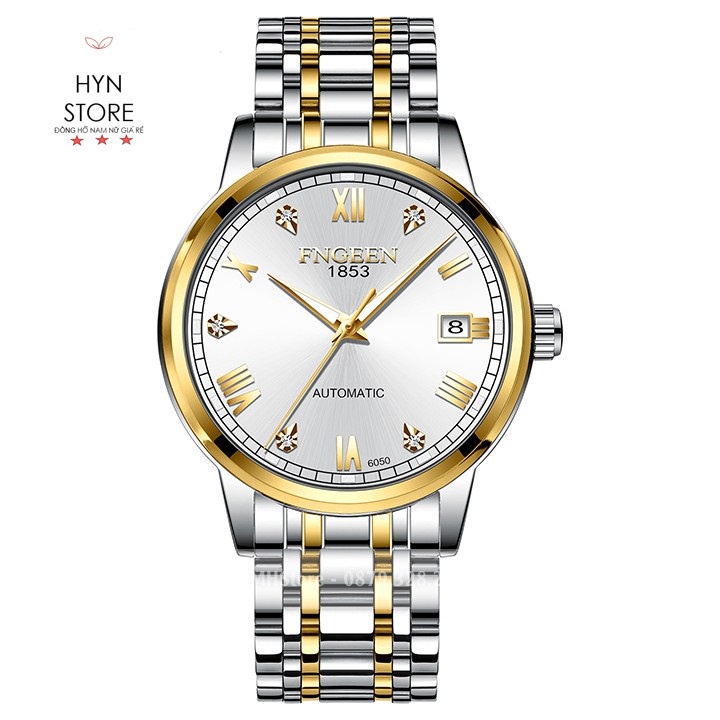 Đồng hồ cơ automatic nam Fngeen 6050 cao cấp chính hãng, dây thép không gỉ, sang trọng đẹp giá rẻ