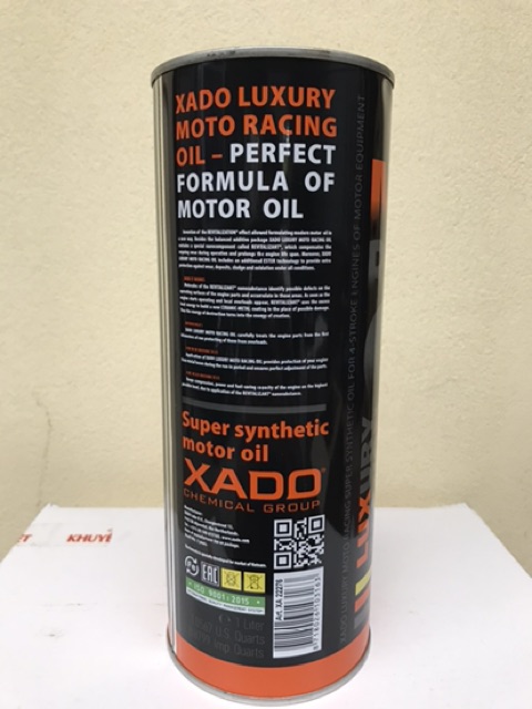 ( Giá tốt ) Nhớt Xado Racing 10w40 chính hãng XADO nhập khẩu từ Holland EU