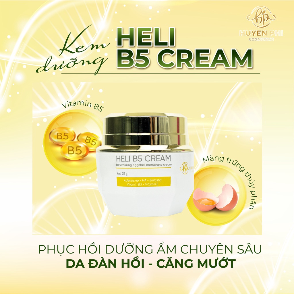 Kem dưỡng Huyền Phi 30g giúp tái tạo, phục hồi da Heli B5 Cream