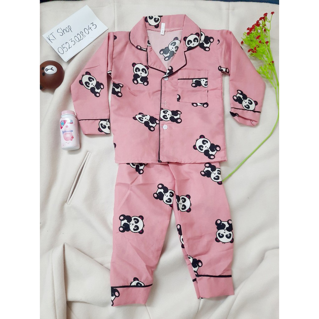 [10-32kg] 💖100% vải KATE THÁI XỊN, KHÔNG PHA COTTON 💖Bộ Pijama dài tay trẻ em 💖may viền tỉ mỉ cho bé trai gái