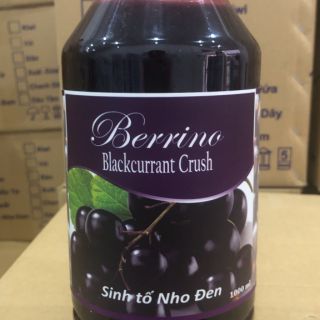 Sinh tố nho đen Berrino