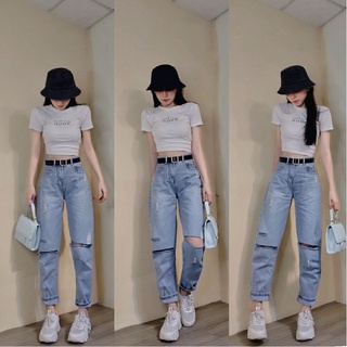 quần baggy rách