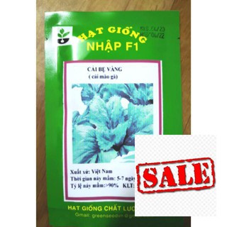 Gói 20 gram hạt giống cải bẹ mào gà SALE