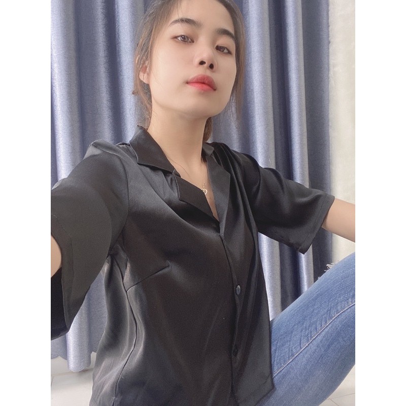 áo kí giả form over croptop