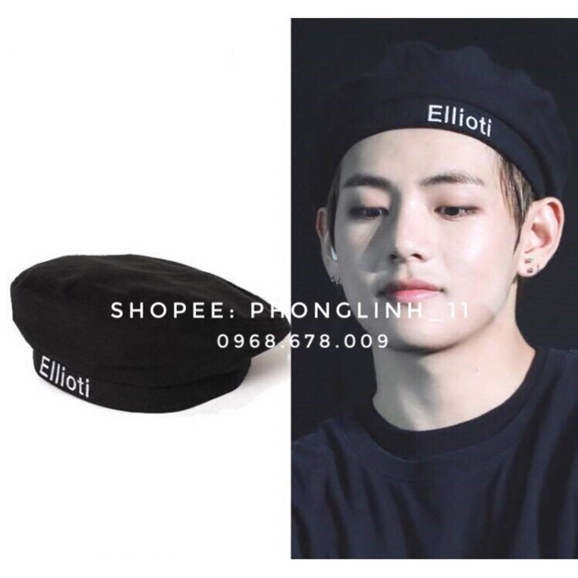 [ SẴN ] MŨ NỒI DẠ MŨ BERET ELLIOTI x BTS ĐỘI TRONG SHOW WINGS