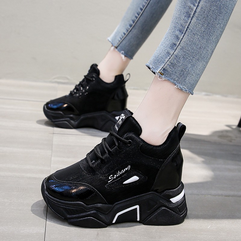 T46 giầy độn đế tăng chiều cao 8cm kiểu dáng năng động