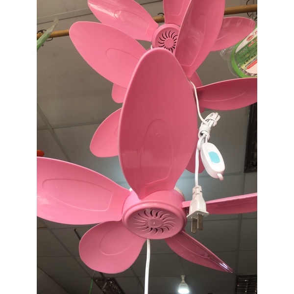 QUẠT TRẦN TREO MÀN EM BÉ + QUẠT KẸP 20cm ĐIỆN 220v