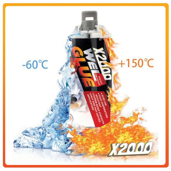 keo x2000 số một Nhật Bản Keo hàn sắt,thép,keo hàn gắn mọi vết nứt vỡ,chống nước,sửa chữa đa năng