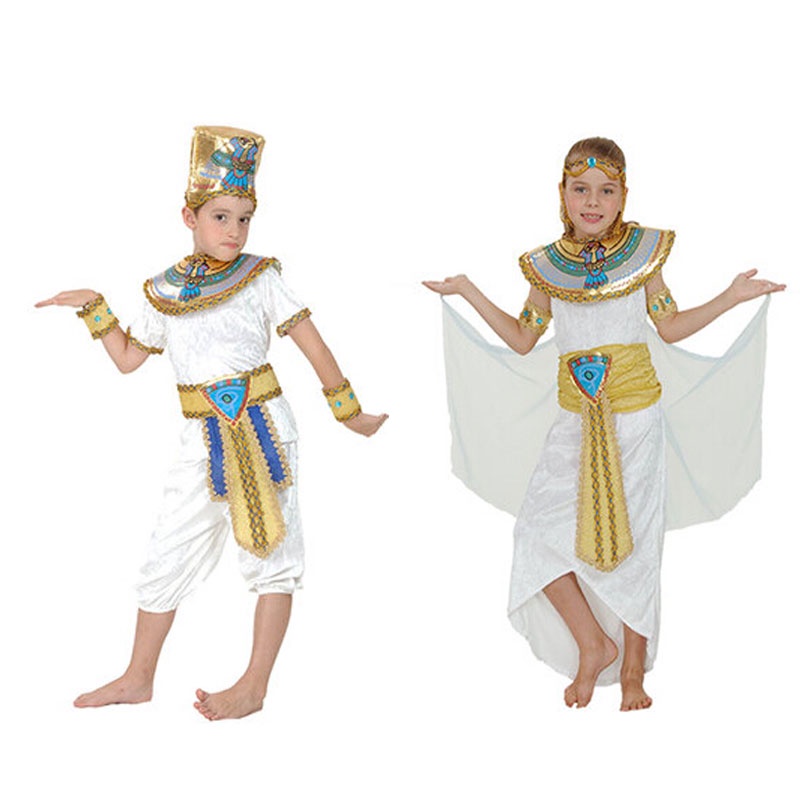 Trang Phục Hóa Trang Halloween Nhân Vật Pharaoh Cleopatra Cho Người Lớn Và Trẻ Em