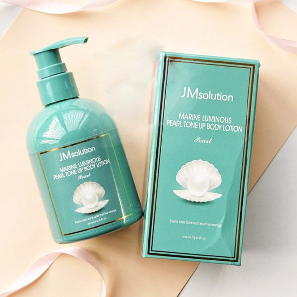 Dưỡng thể JM Solution Marine Luminous Pearl Tone Up Body Lotion 200ml Tặng kèm 1 nạ Jm Solution bất kì