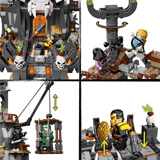 Hàng đặt -LEGO Ninjago 71722 - Pháo Đài của phù thuỷ Đầu Lâu
