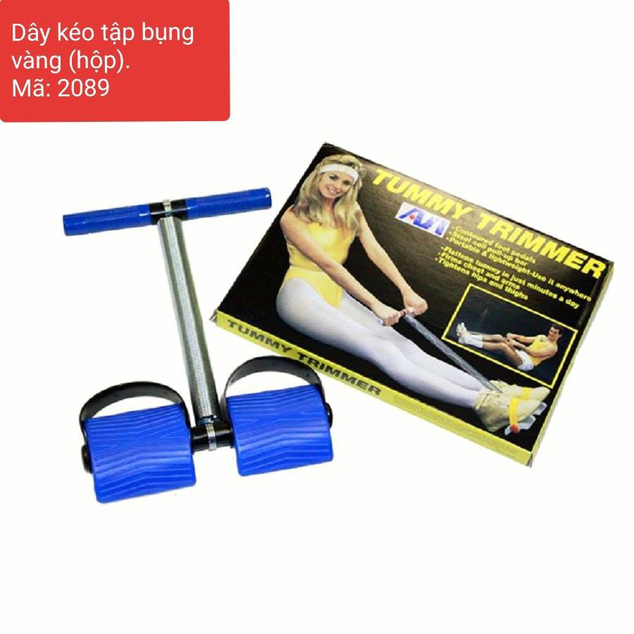 Dụng Cụ Tập Cơ Bụng Dây Kéo Bụng Lò Xo Tummy Trimmer