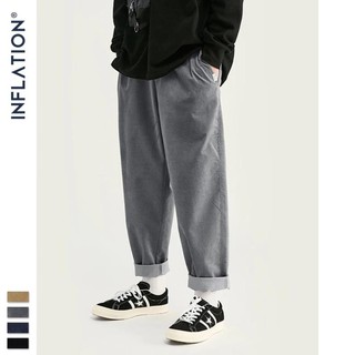 INFLATION Quần trouser nhung 93326W