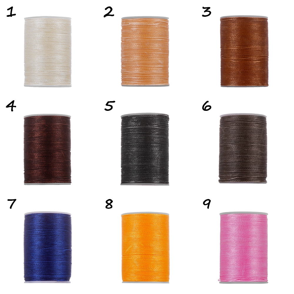 Cuộn chỉ sáp may dài 120m đường kính 0.55mm dùng làm đồ thủ công