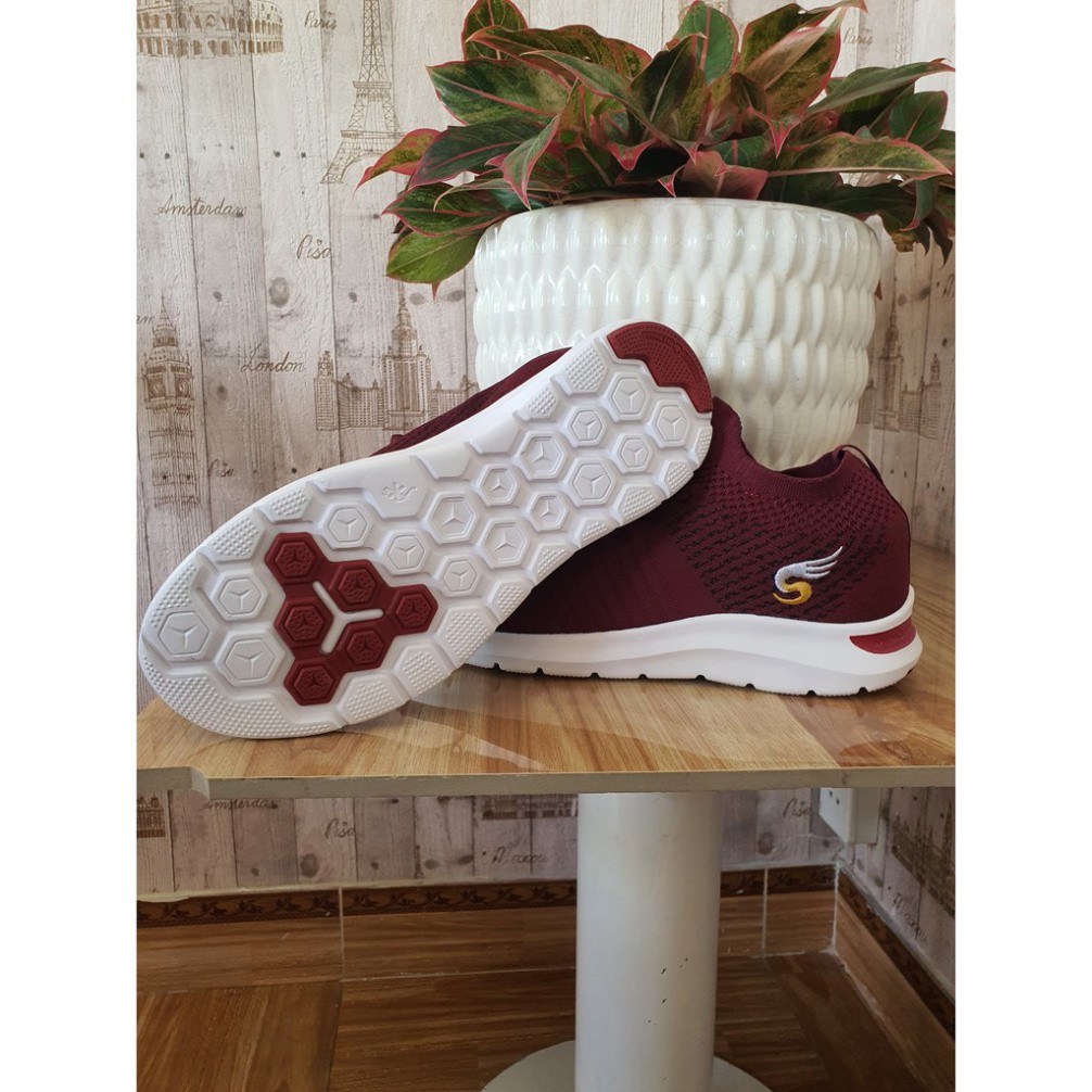 Giày thể thao nam 💖FREESHIP💖 giày chạy bộ sneaker nam nữ Sshoes-có dây, vải thun mềm nhẹ 144-3-D.RED | BigBuy360 - bigbuy360.vn